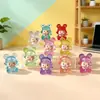 Cuentas Luminosas de Alta Transparencia Epoxi Figuritas Lindas Adornos de Resina DIY Adornos de Caja Sorpresa Colgantes Llaveros Regalos para Niñas