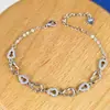 Prata Esterlina S925 Ajuste de Pulseira de Cabaça 5*7mm Diamante Completo Cabaça Oca Ajuste de Joia para Cravação de Jade Acessórios DIY