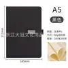 Caderno com Fivela A5 Simples para Reuniões de Negócios e Escritório Livro de Registro com Logotipo Imprimível Conjunto de Caixa de Presente de Alta Qualidade