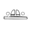Adequado para Modificação de Interior de Honda Hrv 17-22, Câmbio de Marcha Vezel, Saída de Ar, Adesivo para Apoio de Braço do Console Central, Especial para Direção do Lado Direito