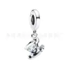 Panjia Banhado a Prata Mickey Minnie Contas Estrela Azul Pingente de Caneca de Café Acessórios de Pulseira Maçã Vermelha diy
