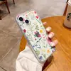 Funda de Teléfono Transparente Floral Minimalista de Moda para iPhone 18 Pro Max, Funda Suave de TPU Estilo Bosque, En Stock