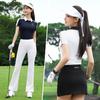 2025 Roupas de Golfe Femininas Primavera Verão Roupas Femininas Top Polo Camiseta de Tênis Roupas Esportivas Roupa Esportiva Nenhum