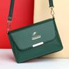 Bolso de Textura de Cuero Genuino para Mujer, Nuevo Bolso de Hombro de Moda, Bolso Pequeño de Cuero Suave, Bolso Cruzado Versátil, Bolso Ligero para Mujer