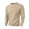Moletom com Capuz Casual Solto Masculino Jacquard Transfronteiriço Gola Redonda Lã Fina Manga Longa Amazon Primavera e Outono Comércio Exterior Tamanho Europeu