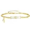 ¿Estás contento con la pulsera de plata de ley 925 de bambú y jade hetian para mujer, regalo de San Valentín para novia, pulsera con adornos de plata?