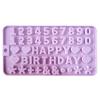 Molde de chocolate con letras en inglés molde de chocolate digital juego combinado ensamblaje gotero tubo de ensayo juego DIY se puede combinar
