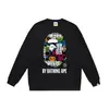 Comercio exterior transfronterizo marca de tendencia estilo japonés BAPE cabeza de tiburón estampado de letras unisex sudadera con cuello redondo colección