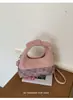Bolso de Hombro Grande de Capacidad Única Otoño/Invierno 2026 Gamuza Alta Apariencia Bolso Bajo el Brazo Estilo Coreano Retro Bolso Tote con Estampado de Leopardo