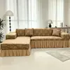Funda de sofá transfronteriza, todo incluido, adecuada para todas las estaciones, protector de sofá chaise longue de jacquard, funda antiarañazos de gato