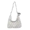 Mochila de mujer de gran capacidad con lunares, estilo casual de moda, nueva tendencia otoño 2026, estilo universitario, bolsa tote, bolso de hombro