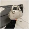 Bolso de mano pequeño de alta costura estilo coreano para mujer, nuevo bolso cruzado popular 2026, elegante bolso casual tipo bowling