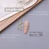 Accesorios ZM para Uñas con Diseño de Cruz Dorada y Corazón Cromado, Pegatinas Metálicas para Uñas con Destellos de Luz Sagrada y Pedrería 34