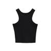 Camisola Sexy Lisa Estilo Americano Moda Feminina 2025 Verão Top Curto com Barriga de Fora e Alças Finas, Top Justo para Garotas Descoladas