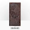 Billetera para Hombre Personalizada Vintage Hecha a Mano en Relieve de Cuero Genuino Larga de Cocodrilo Capa Superior Piel de Vaca Multitarjeta Monedero Estuche