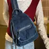 Mochila de Mezclilla Retro Multifuncional para Mujer, Nueva Mochila Pequeña de Doble Uso a la Moda, Bolso de Hombro Casual para Viajes