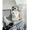 Funda para Teléfono Móvil Estilo Coreano Ins Oso Lindo 17Promax Adecuada para 16Promax Epoxi 15Pro/14Pro Puntos