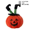 Adornos de Calabaza de Peluche de Halloween Transfronterizos, Decoraciones de Fiesta de Escritorio de Halloween, Adornos de Calabaza con Cara Sonriente de Bruja Invertida