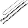 Óculos pendurados corrente imitação pérola dupla pendurado óculos de sol corrente de metal pendurado corrente grossa banhado a ouro óculos de sol pendurado pescoço feminino óculos