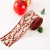Decorações de Natal Novas Transfronteiriças Adesivos de Desenho Fita de Linho Fitas Criativas de Natal Fitas para Árvore de Natal