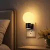 Luz noturna de encaixe base C7 GY269 lua modelo impresso em 3D presente quarto cabeceira sensor de controle luz noturna