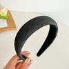 Estilo Idéntico al de Celebridad de Internet Tela de Mezclilla Clásica Banda para el Cabello de Esponja Parte Superior Craneal Frontal Banda Elevadora para la Cabeza Estilo Sencillo Accesorios para el Cabello Cueva para el Cabello para Mujeres