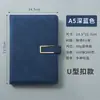 Cuaderno A5 Logo Personalizado Cuaderno Engrosado con Hebilla Reunión de Negocios Cuaderno A5 Bloc de Notas de Cuero Suave Venta al por Mayor