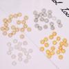 Contas de floco de neve de ouro 4mmdiy acessórios de joias estilo antigo pulseira de grampo de cabelo feito em casa material de agitação passo para mulheres