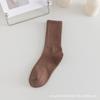 Calcetines de Primavera para Mujer, Calcetines Blancos Holgados, Calcetines de Media Pantorrilla para Mujer, Calcetines de Algodón Transpirables que Absorben el Sudor, Calcetines Negros Largos, Hechos a Medida Bajo Pedido