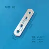 Conector de fixação de código de ângulo de aço inoxidável peça de fixação de placa plana placa reta perna de mesa e cadeira placa plana código de ângulo de móveis