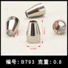 Hebilla de campana de metal para colgar de fábrica Hebilla de cuerda Hebilla anudada de aleación Hebilla decorativa para ropa Venta al por mayor