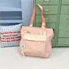 Bolsa de tutoría linda y espaciosa para estudiantes de secundaria y preparatoria, con un nuevo diseño estilo Harajuku, perfecta para la escuela, uso casual y como bolso de hombro o tote.