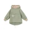 Overoles para Niños Otoño e Invierno Estilo Nuevo Tres Pruebas de Terciopelo Delgado Overoles para Niños y Niñas Bebé Chaqueta Cortavientos con Capucha de Invierno Resistente a las Manchas