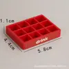 Mini Freezer de Porta Dupla Geladeira Artificial Casa de Boneca Cozinha Miniatura Pequenos Eletrodomésticos Casa de Brinquedo Modelo de Brinquedo Infantil