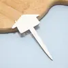 Etiquetas de Virutas de Madera en Blanco Toppers para Pasteles DIY Caja de Madera Boj Jardinería Flor Suculenta Etiquetas Manualidades