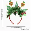 Diadema para Fiesta de Navidad, Aro Festivo de Navidad para el Cabello Atrezzo para Fotos