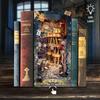 Cabana Mágica Vazia DIY Baleia Mundo Mágico 3D Montada à Mão Estante de Livros Modelo de Mesa Brinquedo para Presentes de Feriado