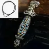 Nueva Llegada Diamante Mortero Tianzhu Chapado Plata 925 Colgante Versátil Collar para Hombre Colgante Personalizado Moderno Joyería Vintage