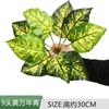 Simulación de plantas verdes al por mayor con césped, flores de plástico en macetas, racimos persas de plantas acuáticas, ingeniería paisajística, decoración del hogar, plantas falsas