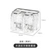 Soporte ligero de lujo para cepillos de dientes eléctricos de baño, sin perforaciones, para pared, para enjuague bucal, soporte para cepillos de dientes, estante de almacenamiento para trajes