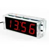 Kit para Hacer Reloj Digital 51 Microcontrolador Capacitación Práctica Piezas Desmontadas Reloj Electrónico DIY Caja Transparente CAI082