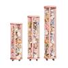 Tubo de Armazenamento de Boneca de Pelúcia Espessa Transparente Grande Capacidade Boneca Boneca Artefato Balde de Armazenamento de Brinquedo Infantil