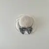 Sombreros Coreanos para Niños Qiunan Verano 2026 Nuevo Estilo Ins Estampado de Leopardo con Lazo Sombrero de Playa Protector Solar Sombrero de Cubo para Bebé