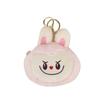 Porta-moedas Coelho Puxa-Puxa Fofo Transfronteiriço Desenho Animado Periférico Brinquedo de Pelúcia Coração de Menina Bolsa de Mão para Armazenamento de Fones de Ouvido Presente