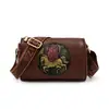 Bolsa Feminina Transfronteiriça, Tendência Nacional Retrô, Estampa de Pégaso, Bolsa de Ombro Único Transversal, Moderna, Fashion, Versátil, Bolsa de Mãe para Mulheres de Meia-Idade