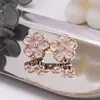 Fivela de Cintura Flor de Cerejeira Calça Feminina Cintura Grande Fivela Ajustável Fivela de Cintura de Jeans Apertando Acessório Removível