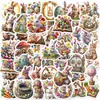 Nuevas Pegatinas Decorativas de Graffiti Temáticas de Pascua, 50 Piezas, Compra Directa Transfronteriza de Amazon, Pegatinas Decorativas para Botellas de Agua y Patinetas