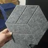 Painel hexagonal absorvente de som painel de isolamento acústico autoadesivo plástico embalagem selada com etiqueta de código de barras pré-aplicada Suprimento transfronteiriço