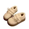Botas de Nieve de Suela Gruesa para Mujer 2026 Nuevo Llegado de Invierno Acolchado de Terciopelo Cálido Antideslizante que Aumenta la Altura Zapatos de Algodón sin Cordones Zapatos Birkenstock