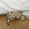 Bolso niche de lunares Shuai Mi Jia para mujer, nuevo bolso cuadrado pequeño cruzado de moda otoño 2026, bolso de mano exquisito y elegante